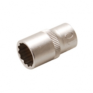 Galvutė 12-kampė, 1/4", 10 mm Galvutė 12-kampė, 1/4", 10 mm