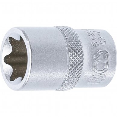 Galvutė E-star tipo varžtams 1/2" E20 Galvutė E-star tipo varžtams 1/2" E20