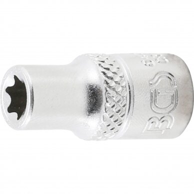 Galvutė E-star tipo varžtams 1/4" E7 Galvutė E-star tipo varžtams 1/4" E7