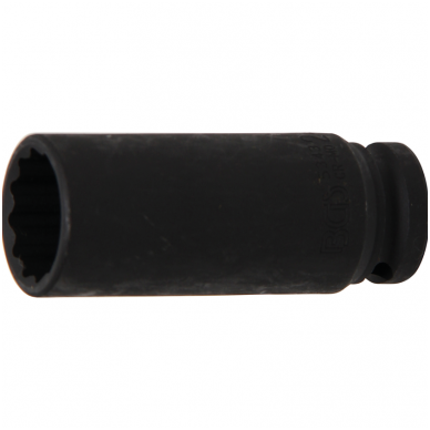 Galvutė ilga smūginė plonasienė 12-kampė, (1/2") 24mm. Galvutė ilga smūginė plonasienė 12-kampė, (1/2") 24mm.