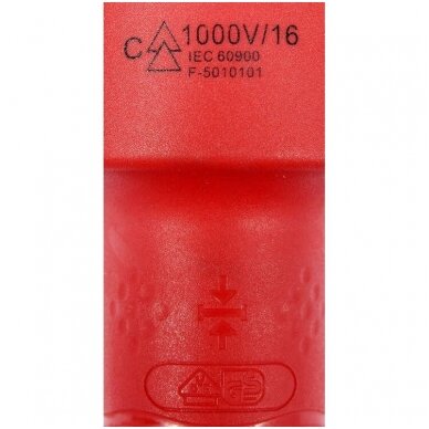 Galvutė izoliuota 16mm. 1/2" VDE 2