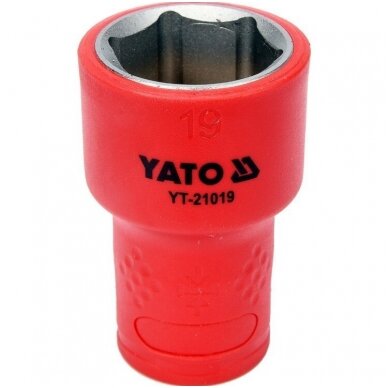 Galvutė izoliuota 19mm. 3/8" VDE