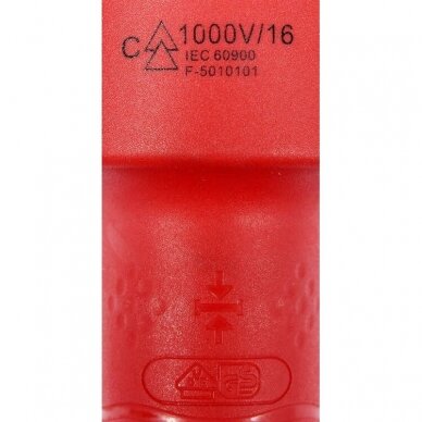 Galvutė izoliuota 21mm. 1/2" VDE 2 Galvutė izoliuota 21mm. 1/2" VDE 2
