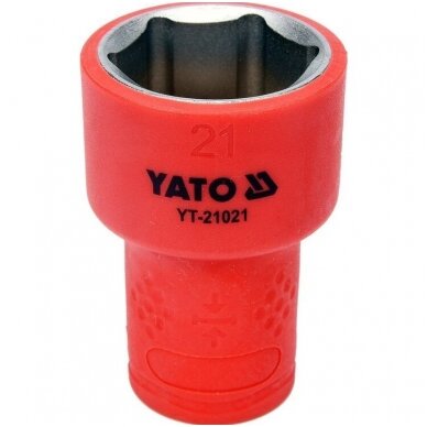 Galvutė izoliuota 21mm. 3/8" VDE Galvutė izoliuota 21mm. 3/8" VDE