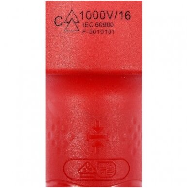 Galvutė izoliuota 22mm. 1/2" VDE 2