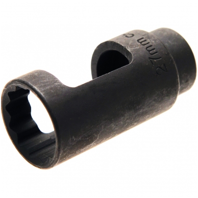 Galvutė lambda zondui 12 kampų 1/2" 27mm. x 28mm.langas Galvutė lambda zondui 12 kampų 1/2" 27mm. x 28mm.langas