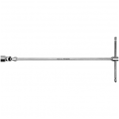 Galvutė šarnyrinė su T rankena 450mm -19 mm Galvutė šarnyrinė su T rankena 450mm -19 mm