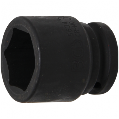 Galvutė smūginė šešiakampė (3/4") 34mm. Galvutė smūginė šešiakampė (3/4") 34mm.