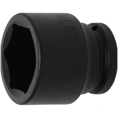 Galvutė smūginė šešiakampė (3/4") 38mm. Galvutė smūginė šešiakampė (3/4") 38mm.