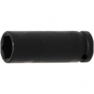 Galvutė smūginė šešiakampė ilga (1/2") 19mm. Galvutė smūginė šešiakampė ilga (1/2") 19mm.