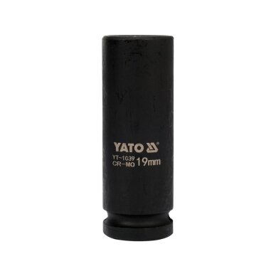Galvutė smūginė šešiakampė ilga 12,5 mm (1/2") 19 mm.