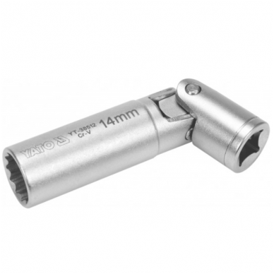 Galvutė žvakėms – 14 mm (3/8") Galvutė žvakėms – 14 mm (3/8")