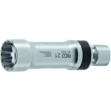Galvutė žvakėms šarnyrinė 21 mm, 12-kamp. Galvutė žvakėms šarnyrinė 21 mm, 12-kamp.