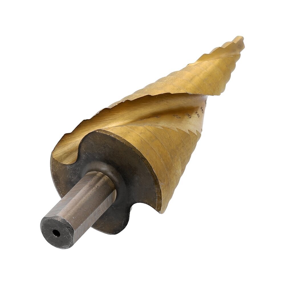 Grąžtas pakopinis spiralinis HSS 4341 Ø 4 - 32mm. 3 Grąžtas pakopinis spiralinis HSS 4341 Ø 4 - 32mm. 3