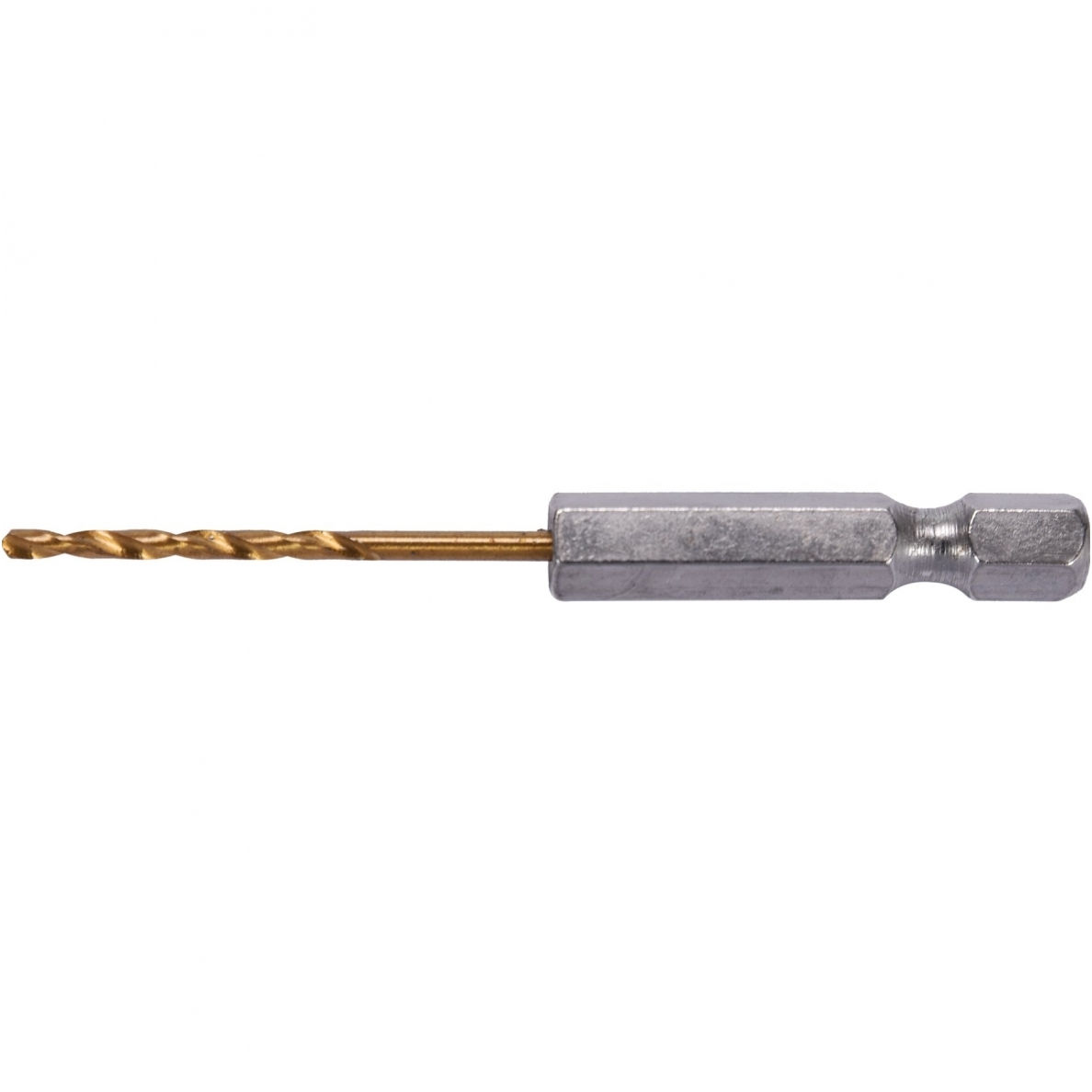 Grąžtas metalui su Hex 6.3 mm  galu HSS-TiN  2.0 mm