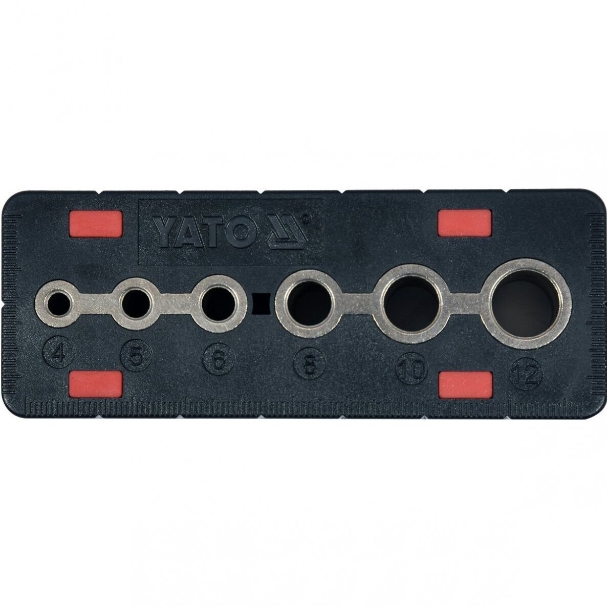 Grąžto gidas, šablonas su rankena 4, 5, 6, 8, 10 ir 12mm. Grąžto gidas, šablonas su rankena 4, 5, 6, 8, 10 ir 12mm.
