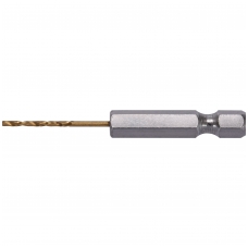 Grąžtas metalui su Hex 6.3 mm (1/4") galu HSS-TiN, 1,5 mm