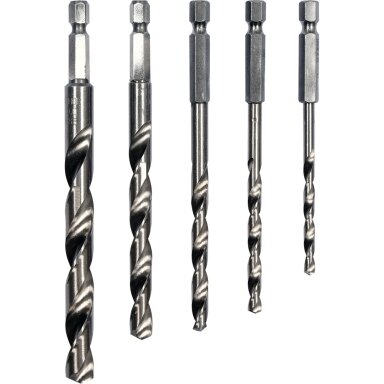 Grąžtų rinkinys metalui 4-10mm, 5vnt, 1/4" antgalis Grąžtų rinkinys metalui 4-10mm, 5vnt, 1/4" antgalis