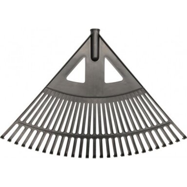 Grėblys vėduoklinis be koto 580 mm pločio, 27 dantukų