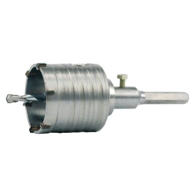 Gręžimo karūna mūrui 65 mm, šešiakampis HEX antgalis Gręžimo karūna mūrui 65 mm, šešiakampis HEX antgalis