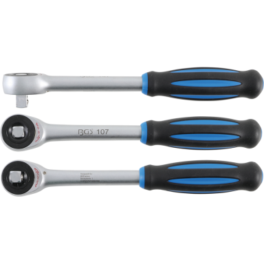 Grįžtamasis raktas su rotacine rankena -12.5 mm (1/2") Grįžtamasis raktas su rotacine rankena -12.5 mm (1/2")