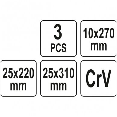 Gramdiklių rinkinys tarpinėms 3vnt. 3 Gramdiklių rinkinys tarpinėms 3vnt. 3