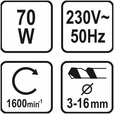 Grąžtų galandymo staklės 3-16 mm 5 Grąžtų galandymo staklės 3-16 mm 5