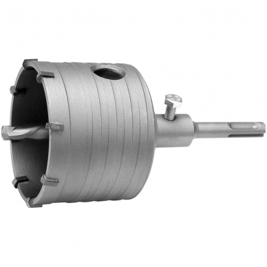 Gręžimo karūna mūrui iki 80 mm, SDS PLUS antgalis Gręžimo karūna mūrui iki 80 mm, SDS PLUS antgalis