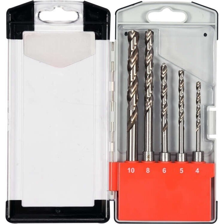Grąžtai metalui HSS 6542 SDS PLUS 4 - 10mm. 5vnt. 1 Grąžtai metalui HSS 6542 SDS PLUS 4 - 10mm. 5vnt. 1