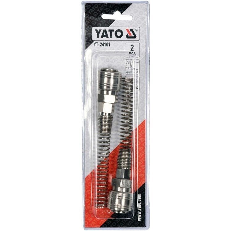 Greitos jungtys žarnai (lizdai) su spyruoklėmis 6x10mm. 2vnt. 2 Greitos jungtys žarnai (lizdai) su spyruoklėmis 6x10mm. 2vnt. 2