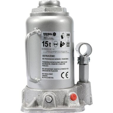 Hidraulinis domkratas 15t 205-390 mm TÜV-GS-CE