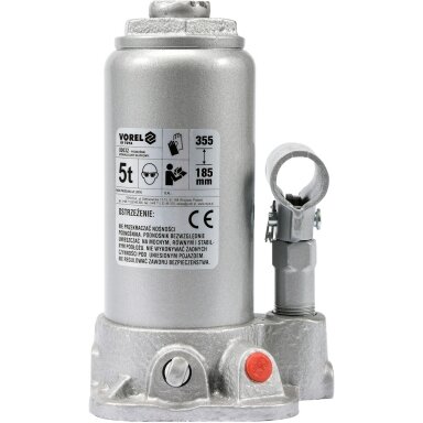 Hidraulinis domkratas 5 t, 185-355 mm TÜV/GS/CE
