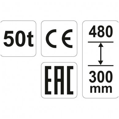 Hidraulinis cilindrinis domkratas 50t. 2 Hidraulinis cilindrinis domkratas 50t. 2