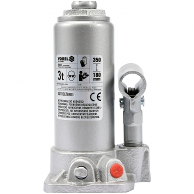 Hidraulinis domkratas 3 t, 180-350mm. TÜV-GS-CE Hidraulinis domkratas 3 t, 180-350mm. TÜV-GS-CE
