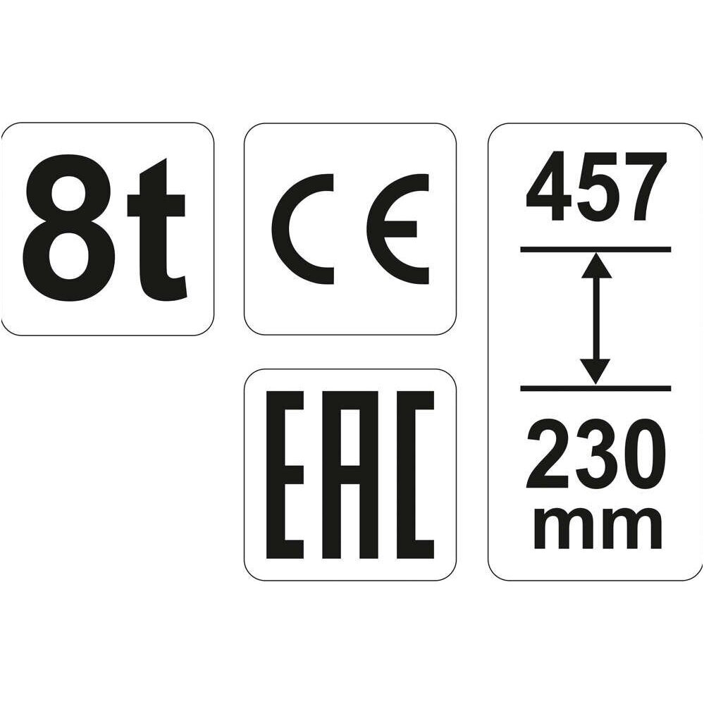Hidraulinis cilindrinis domkratas 8t. 2