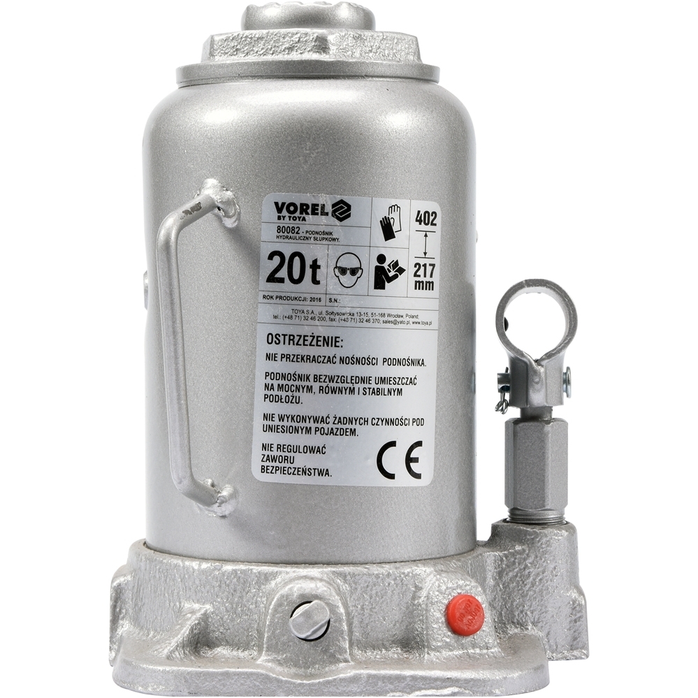 Hidraulinis domkratas 20t 217-402 mm TÜV-GS-CE Hidraulinis domkratas 20t 217-402 mm TÜV-GS-CE