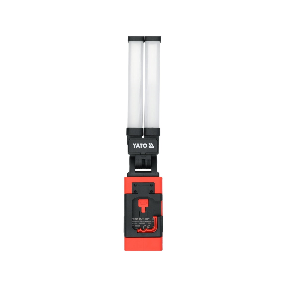 Įkraunamas LED šviestuvas 2 šviesos panelės 1200 lm. 5200 mAh USB-C 2 Įkraunamas LED šviestuvas 2 šviesos panelės 1200 lm. 5200 mAh USB-C 2