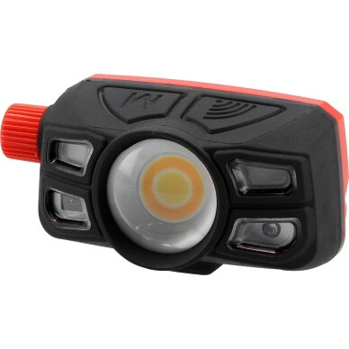 Įkraunamas LED galvos žibintas spalvų derinimui CRI >95,  400 lm  USB-C 1