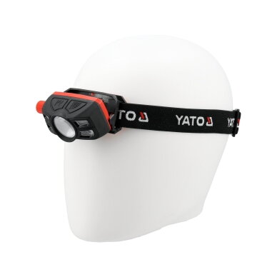 Įkraunamas LED galvos žibintas spalvų derinimui CRI >95,  400 lm  USB-C 5