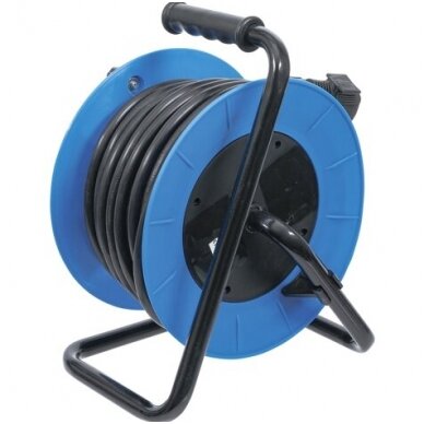 Ilgintuvas su rite 15m. 3x1,5mm² 4 kištukiniai lizdai IP 20 3000W 2 Ilgintuvas su rite 15m. 3x1,5mm² 4 kištukiniai lizdai IP 20 3000W 2