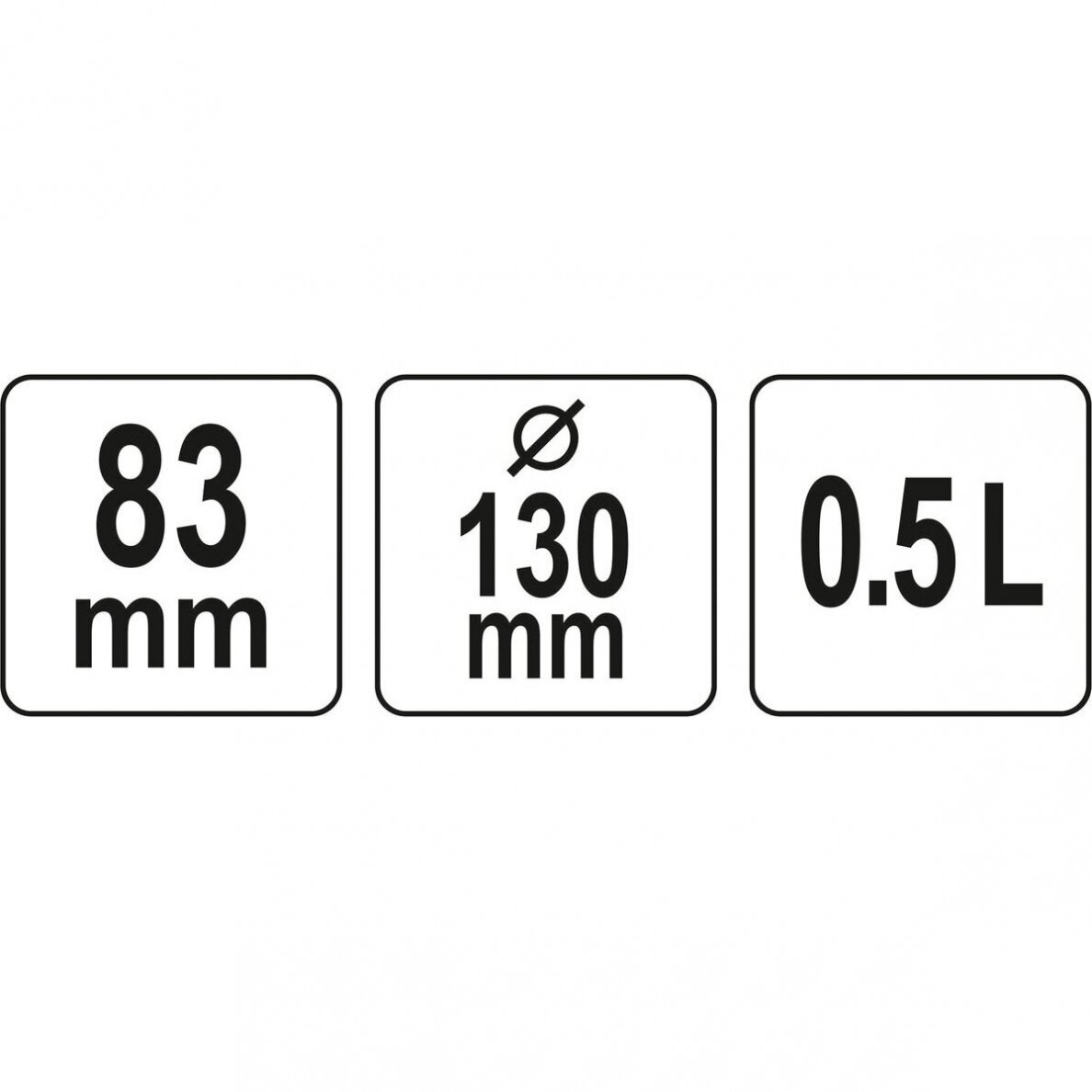 Indas/dubuo, konstrukcinis puodelis guminis, lankstus gipsui 0,5l. 3 Indas/dubuo, konstrukcinis puodelis guminis, lankstus gipsui 0,5l. 3