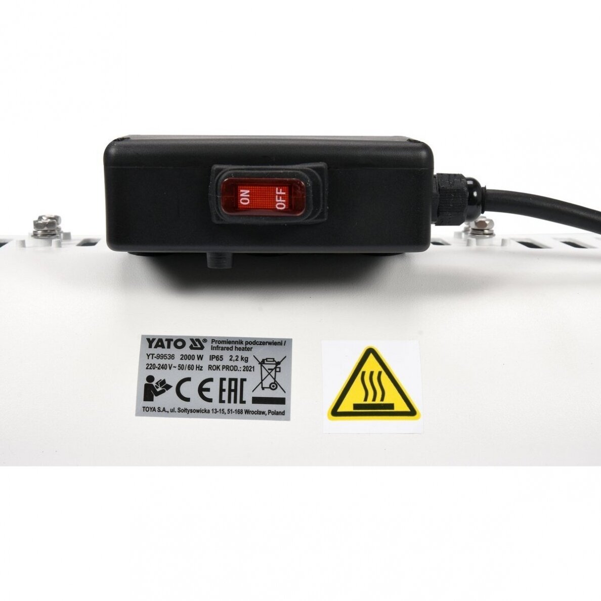 Infraraudonųjų spindulių šildytuvas 1500W LOW GLARE 3 Infraraudonųjų spindulių šildytuvas 1500W LOW GLARE 3