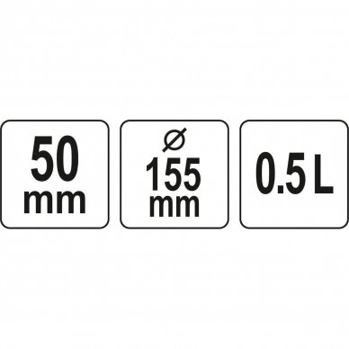 Indas guminis, lankstus, gipsui 0,5l 3 Indas guminis, lankstus, gipsui 0,5l 3