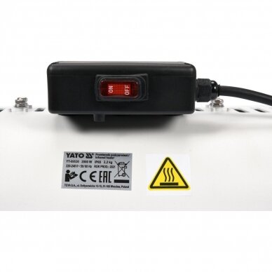 Infraraudonųjų spindulių šildytuvas 1500W LOW GLARE 3 Infraraudonųjų spindulių šildytuvas 1500W LOW GLARE 3
