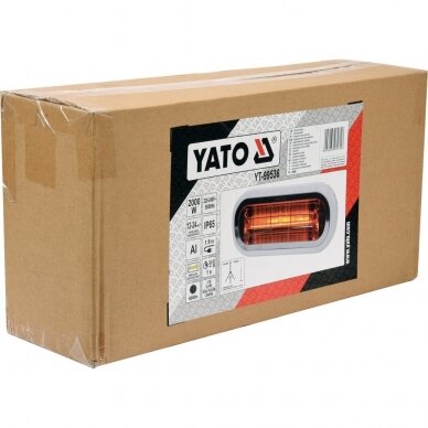 Infraraudonųjų spindulių šildytuvas 1500W LOW GLARE 4 Infraraudonųjų spindulių šildytuvas 1500W LOW GLARE 4