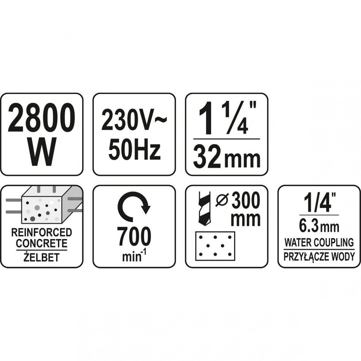 Įrenginys deimantiniam gręžimui su stovu 2200W 6