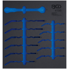 Įrankių dėklas 2/3 tuščias skirtas BGS 4195