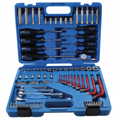 Įrankių rinkinys (1/4 ") ,(1/2") E-Type / T-Star (Torx) 84vnt. Įrankių rinkinys (1/4 ") ,(1/2") E-Type / T-Star (Torx) 84vnt.