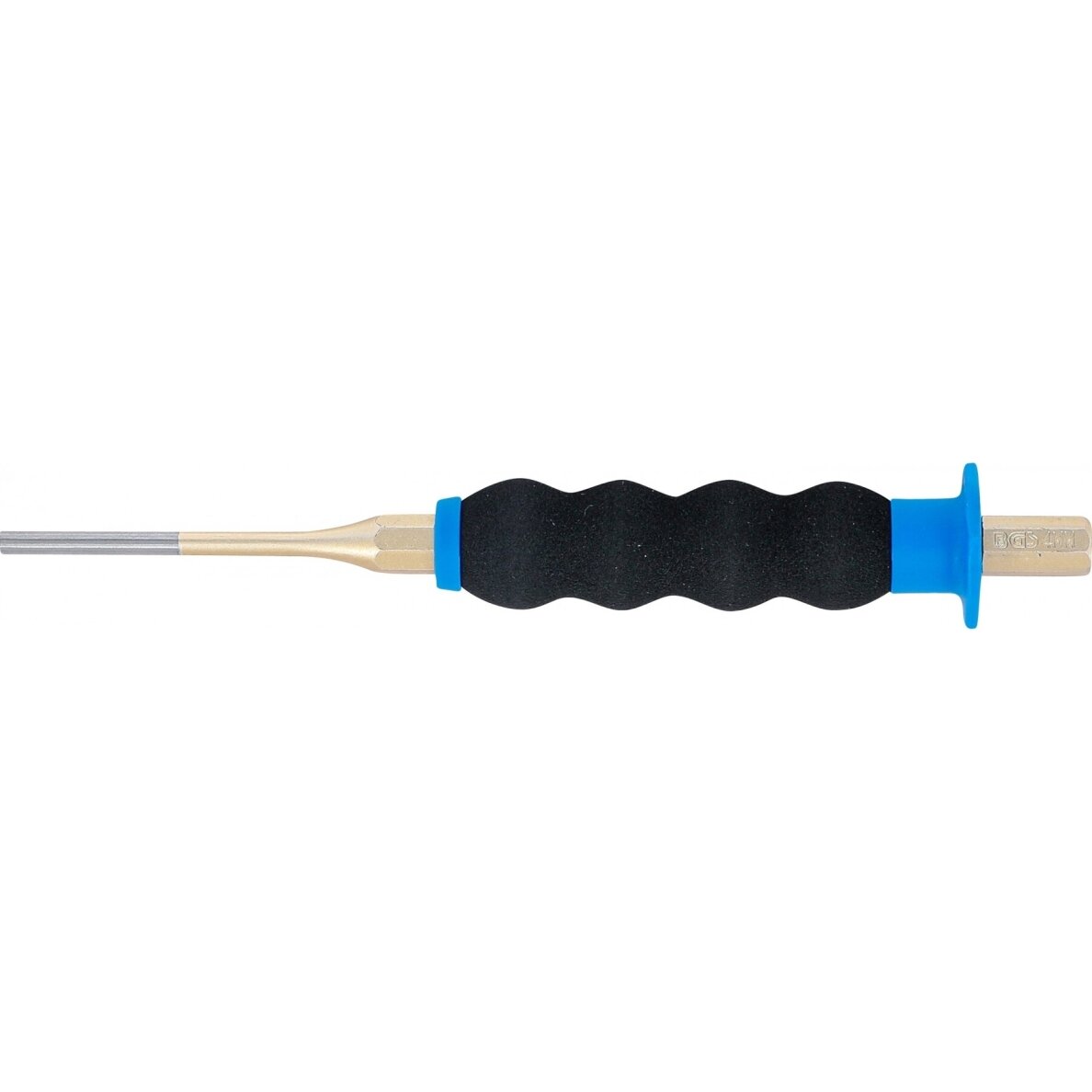 Išmušėjas bukas, neslidi ergonomiška rankena, 180 mm.  4 mm. 2