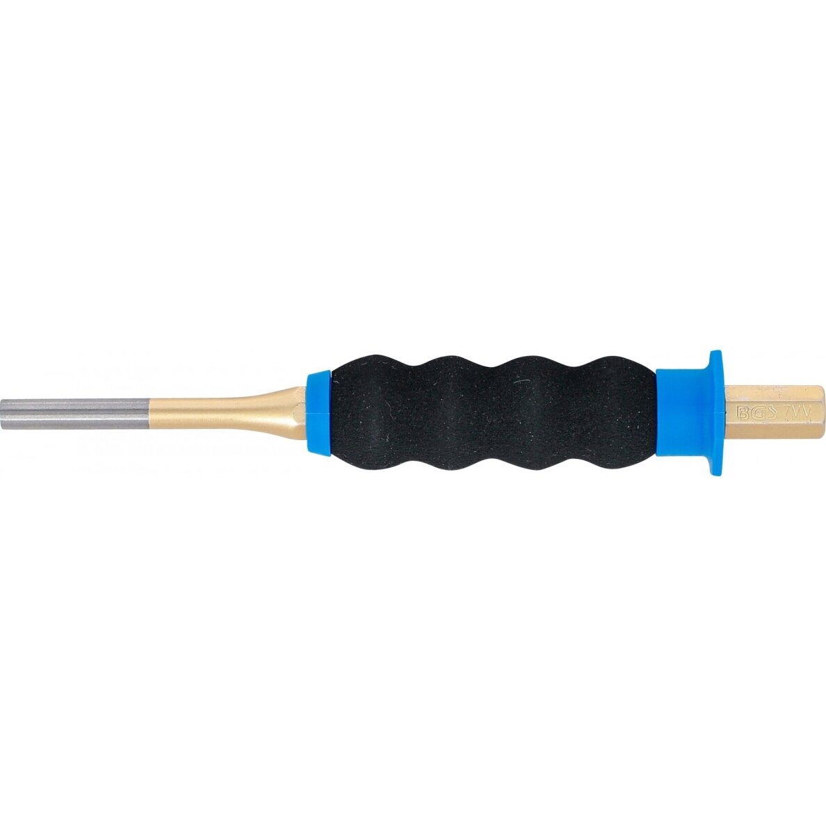 Išmušėjas bukas, neslidi ergonomiška rankena  180 mm. 7 mm. 1